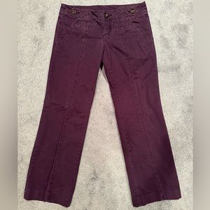 Anthropologie straight leg chino pants size 8
